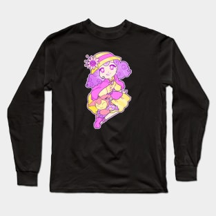 cottage core girl Long Sleeve T-Shirt